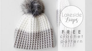Watson Waffle Crochet Hat – FREE 