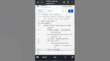 Write a java program to determine a number is positive, negative and zero. #coding #java