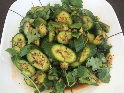 Video Cách ướp Dưa Leo Đập ăn liền - Smacked Cucumber - 拍黄瓜 - youtube