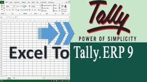 HOW TO|| IMPORT SALES DATA|| FROM  EXCEL|| TO TALLY ERP9|| JUST 3 MINUTE|2018