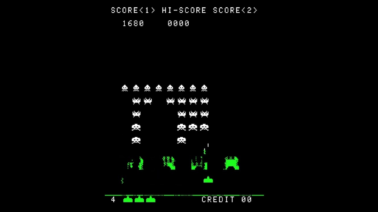 Space Invaders 3000 points, 3:46:600 (former WR)