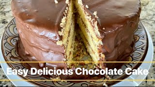 Delicious Old Fashioned Homemade Chocolate Cake Recipe | Best Cake Ever!!!