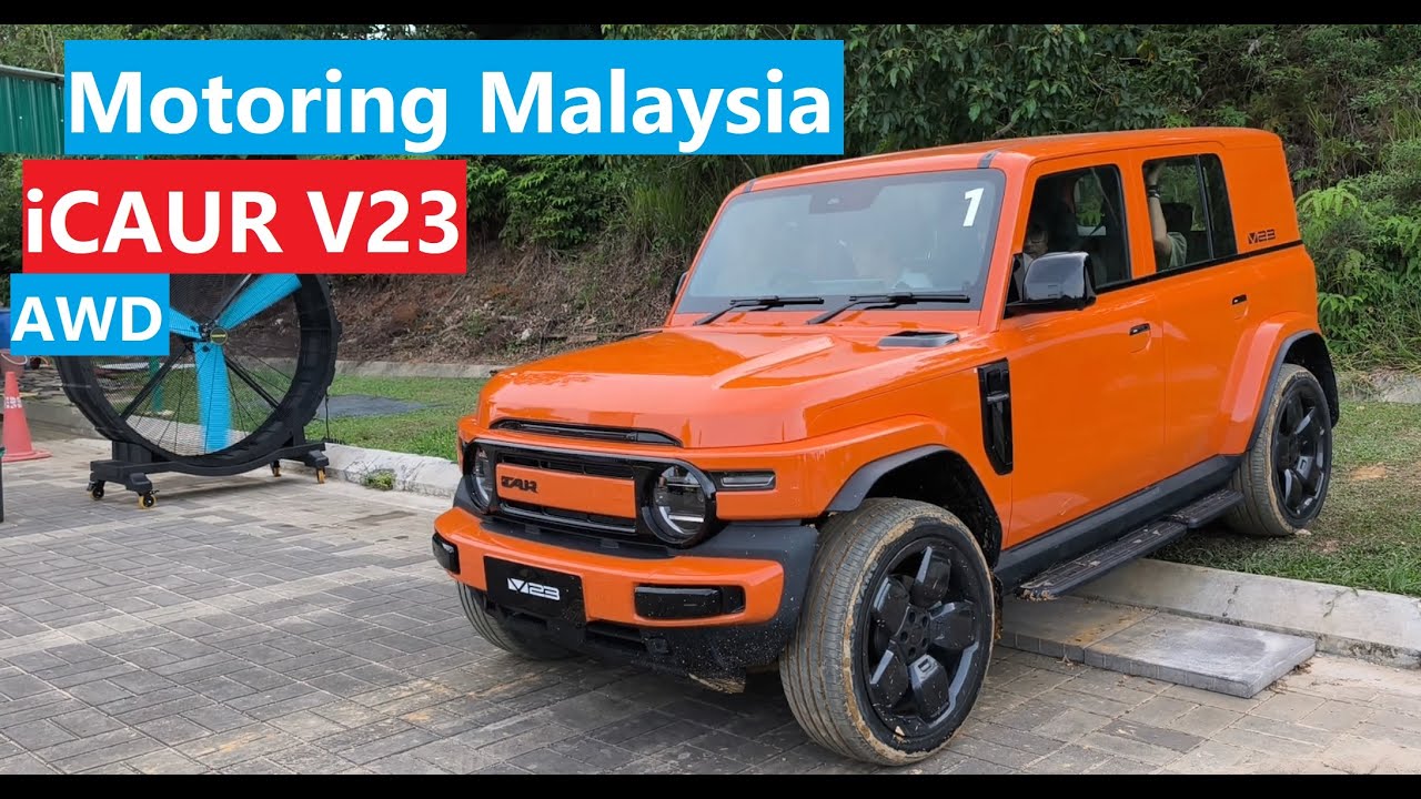 Тест-драйв электровнедорожника iCaur V23 iWD (полный привод) 2026 года на трассе ATV (iCar V23)