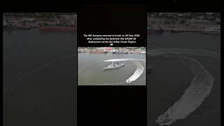 INS Sunayna Returns to Kochi After IOS SAGAR 26 Deployment #youtubeshorts #indian #army #navy #india
