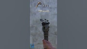 How many stone axe does it take to break a soft side wall in Rust?