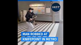 hong kong police seek duo for slashing man and stealing hk$270k rolex watch at metro [disturbing]