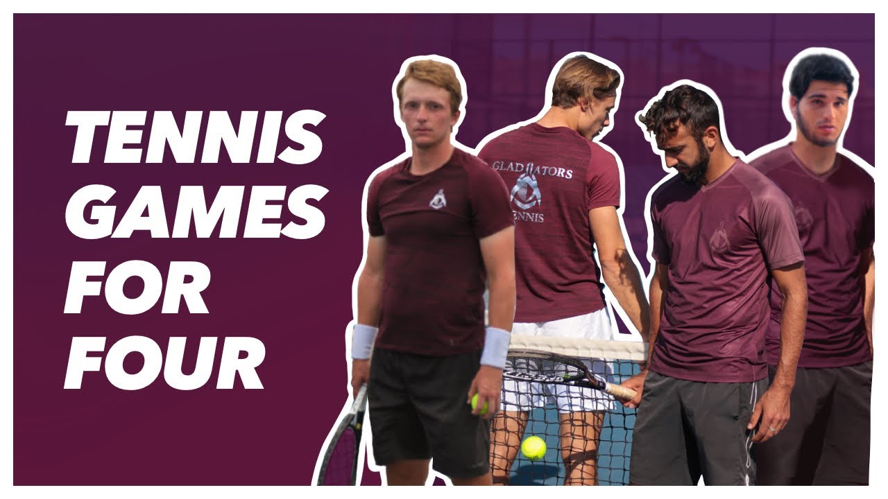 TOP 3 Best Tennis Games for Four People