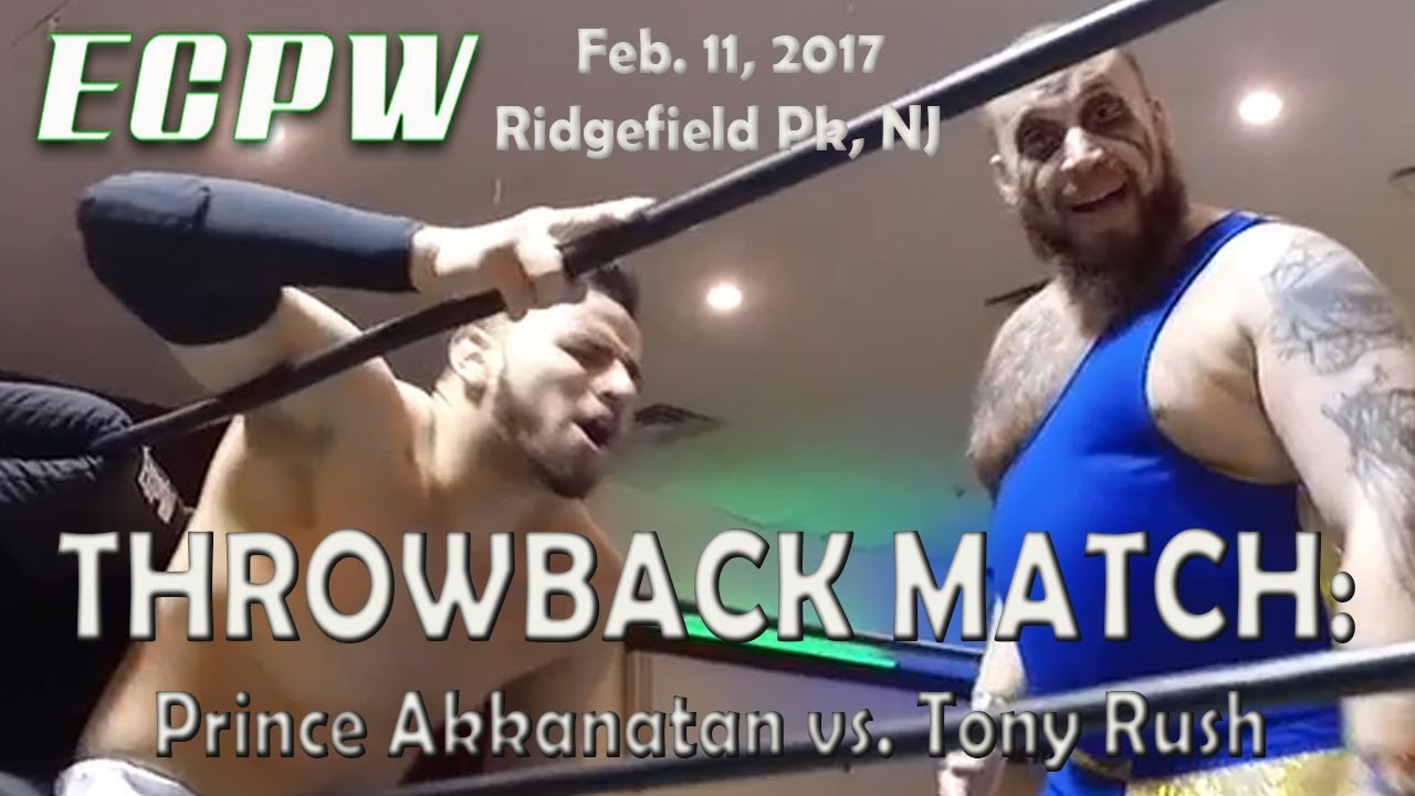 Prince Akkanatan vs. (a young) Tony Rush - THROWBACK MATCH; ECPW (2/11/17)