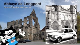 Abbaye de Longpont (Simca Chrysler Horizon SX 45 ans après !)