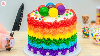 Stunning Rainbow Cake🌈1000+ Miniature Rainbow Cake Recipe🌞Best Of Rainbow Cake Ideas