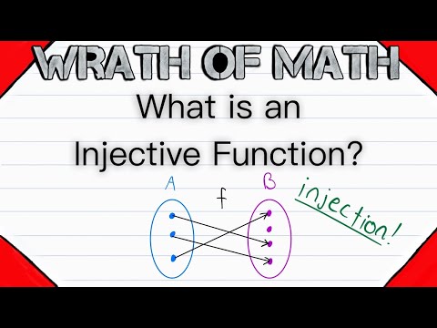 Injective Functions (and a Proof!) | Injections, One to One Functions, Injective Proofs