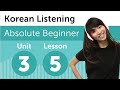 Korean Listening Practice - Talking About Breakfast in Korean