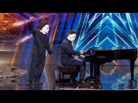 Michael Myers plays piano, stuns audience on America's Got Talent