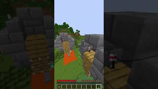 Minecraft Piston Fishing Rod Parkour (Tas) #Shorts