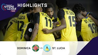 Concacaf Nations League 2022 Highlights | Dominica vs Saint Lucia