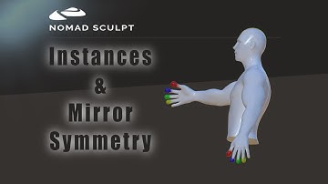 Nomad Sculpt - Instances / Groups & mirror symmetry   (V1.66 -20.10.2022)