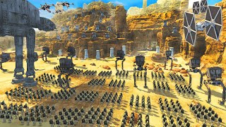Stormtrooper Army SIEGE of Mountain Fortress! - Men of War: Star Wars Mod