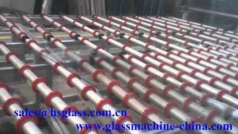 I type Double Edging line Automatic Transfer Glass    sales@hsglass.com