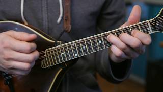 Video thumbnail of "Turkey In The Straw Play Along Jam - Mandolin Lesson"