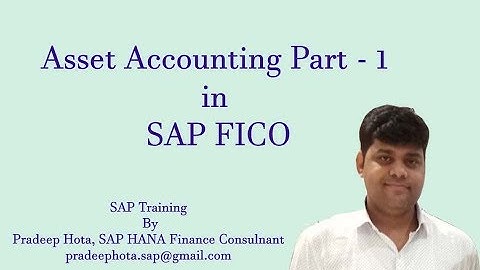 Asset Accounting in SAP FICO - 1 | How to configure Asset Accounting in SAP FICO | Pradeep Hota