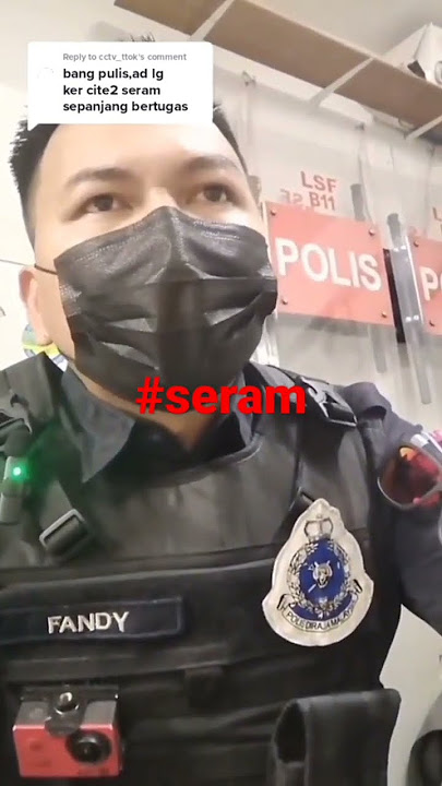 kisah seram dilalui agota polis ketika bertugas #seram#shortvideo