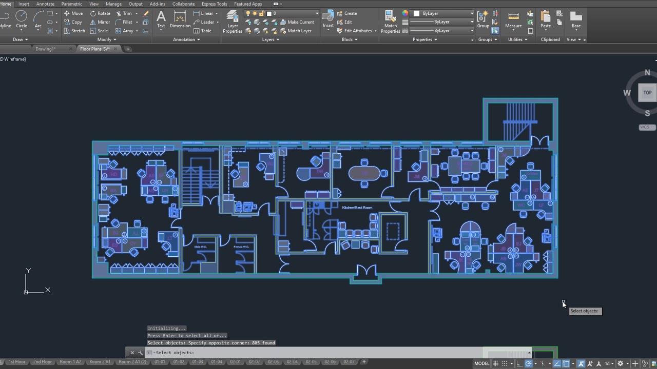 AutoCAD Counting Block References (BCOUNT) YouTube