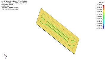 Spanner forming simulation in LS-DYNA - EFG approach.