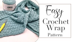 Blossom Wrap Crochet Pattern Tutorial
