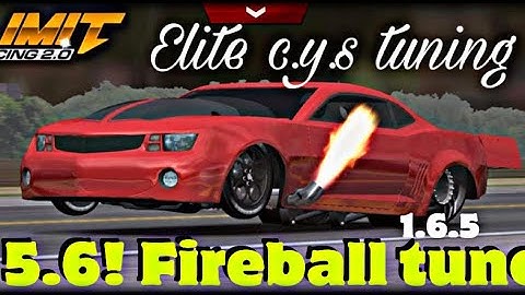 5.66 fireball Camaro tune. No limit drag racing 2.0 iOS (1.6.5) read description!