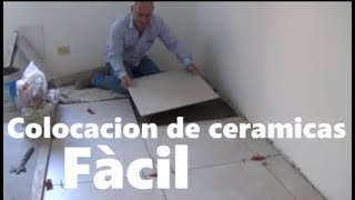 Cómo instalar PISO CERÁMICO, colocacion de ceramicas con niveladores