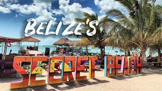 SECRET BEACH BELIZE | Best Beaches in San Pedro Belize (ambergris caye)