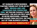 My Husband Launched A Consulting Firm With His Ex Wife I Made Them Pay For Their Secrets My Husband Launched A Consulting Firm With His Ex Wife I Made Them Pay For Their Secrets