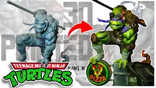 Teenage Mutant Ninja Turtles (Most Epic Diorama) - Part 3 - How To Paint 3D Prints