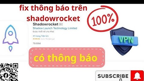 Hướng Dẫn Cách Fix Lỗi Shadowrocket Mất Thông Báo Trên IOS | 5gjapan.net