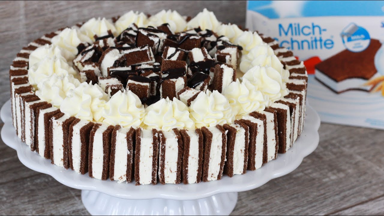 Kleiner Milchschnitte Kinderriegelkuchen — Rezepte Suchen