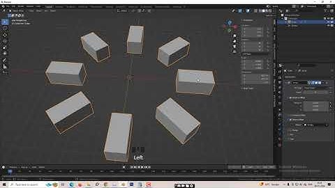 Blender 3.1 Array Modifier Rotate