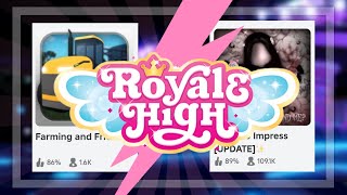 Is Royale High a FARMING SIMULATION or a DRESS UP game? || Royale High RBLX