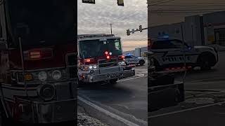 PMFD Rescue 27 rolling into an accident with ejection