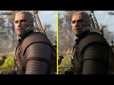 The Witcher 3 Nintendo Switch vs PS4 Early Graphics Comparison