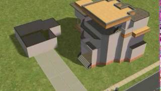 The Sims 2 - Art Deco Manor - Building Process