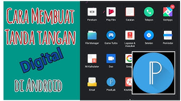 Cara Membuat tanda tangan digital di Android - tutorial Android