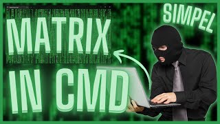 Hoe maak je een simpele Matrix.bat CMD [Command Prompt Trick]