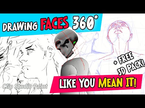 Drawing Faces 360 - Like you mean it! Full Step-by-Step by thesoulstinger -  Make better art