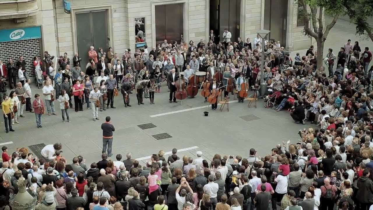 Som Sabadell flashmob   BANCO SABADELL