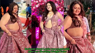 Rashami Desai Looks so Fat & unrecognizable after her Shocking Weight Gain and odd Transformation