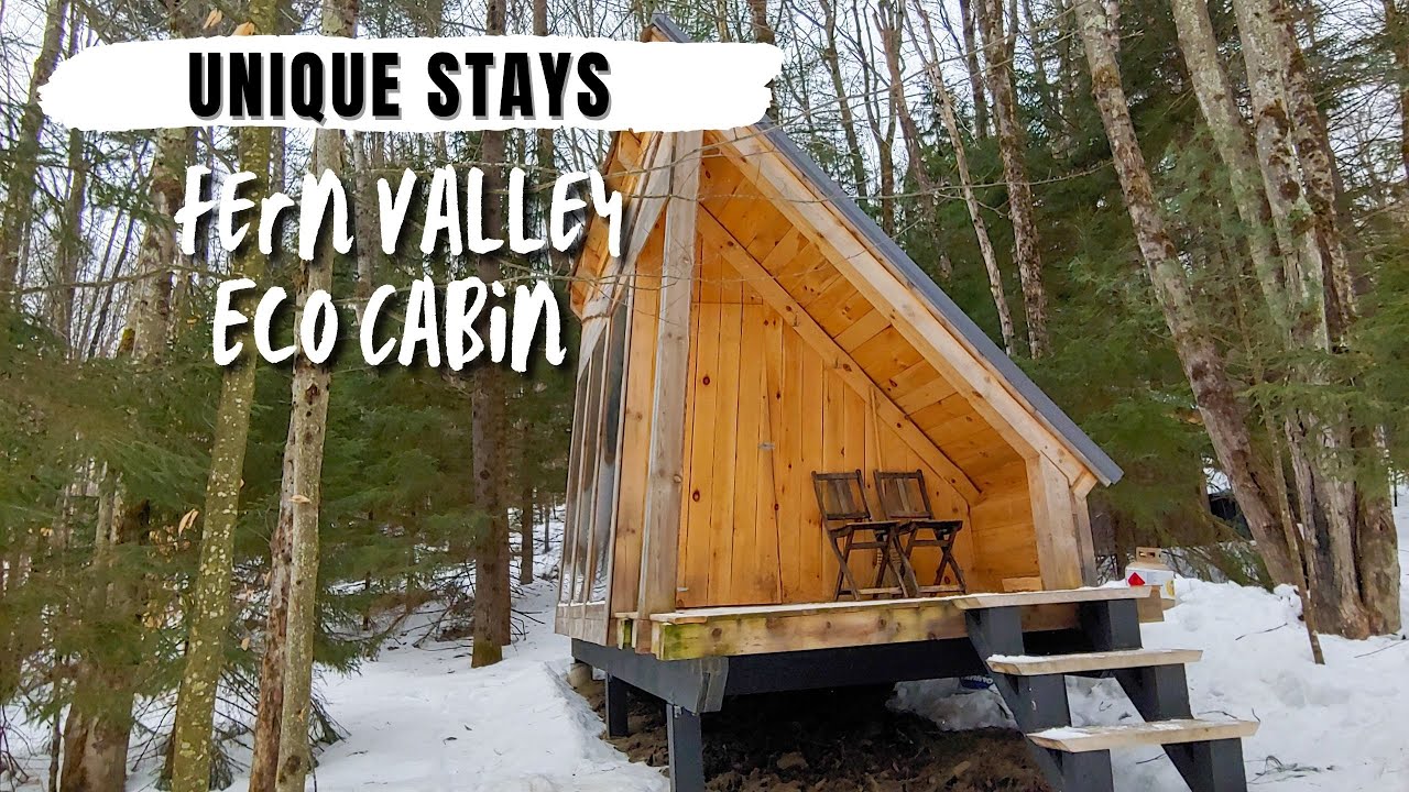 Airbnb Unique Stay: Off Grid Tiny House Eco-Cabin in the Catskills