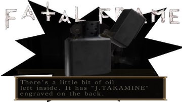 FATAL FRAME Gameplay Walkthrough Part 4 | Black Carving & Lighter (FULL GAME) PS2