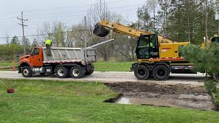 New driveway today