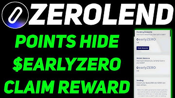 Zerolend Airdrop New Update | Zerolend EarlyZero Claim | Zerolend EarlyZero To Zero Ratio Update