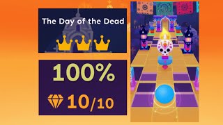 Rolling Sky | The Day of the Dead | Perfect Way 10💎 3👑 | Level 60 | 4⭐️